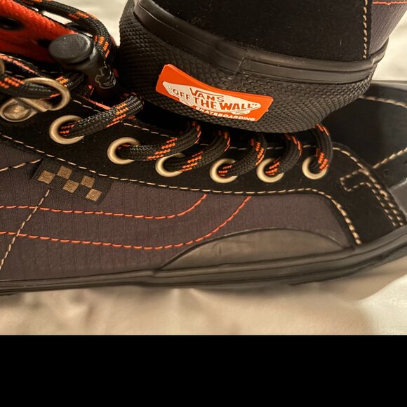 VANS SPITFIRE Wheels x Skate Sk8- Reissue High Black Flame - Picture 8 of 13